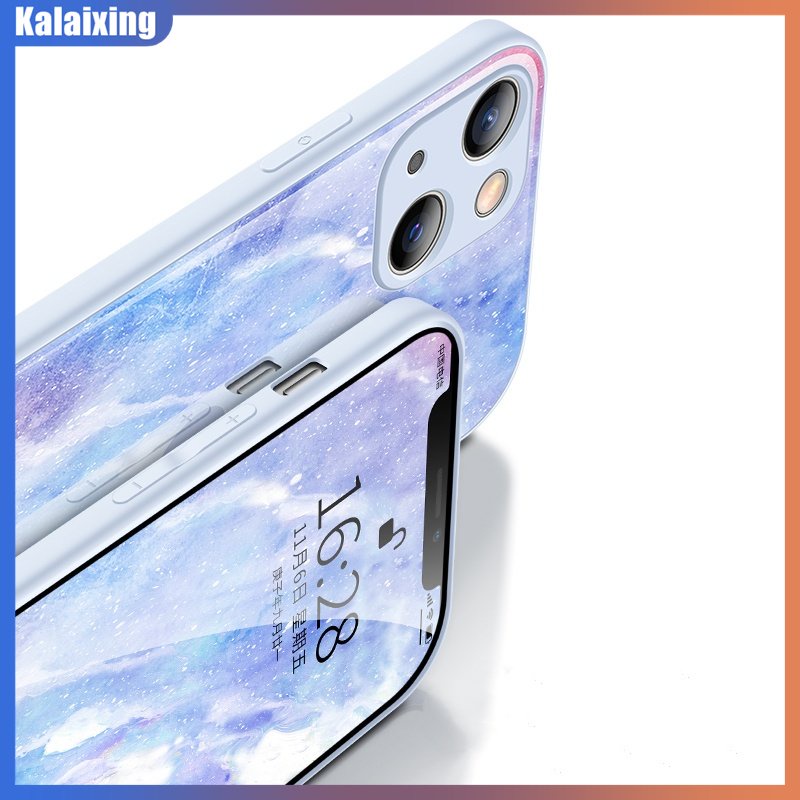 Ốp Điện Thoại Cứng Viền Mềm 12 Màu Nước Cho iPhone 14 Pro Max 14Pro 14 Plus