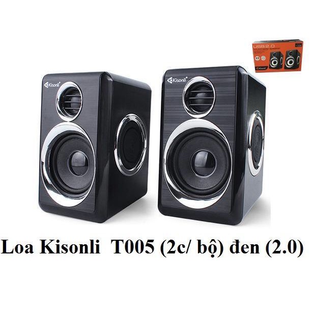 Loa Kisonli T-005 (2c/bộ) 2.0 loa máy tính 1 cặp 2 cái