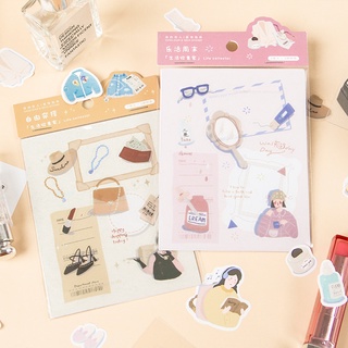 Sticker Dán Trang Trí Sổ Tay Phong Cách Vintage