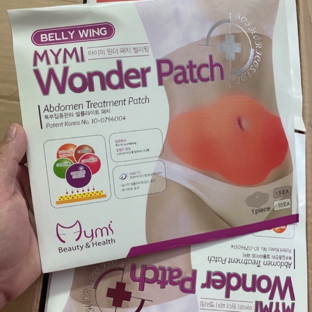 Bộ 5 Miếng Dán Tan Mỡ Bụng Wonder Patch Korea 4.1 - Rẻ Vô Địch