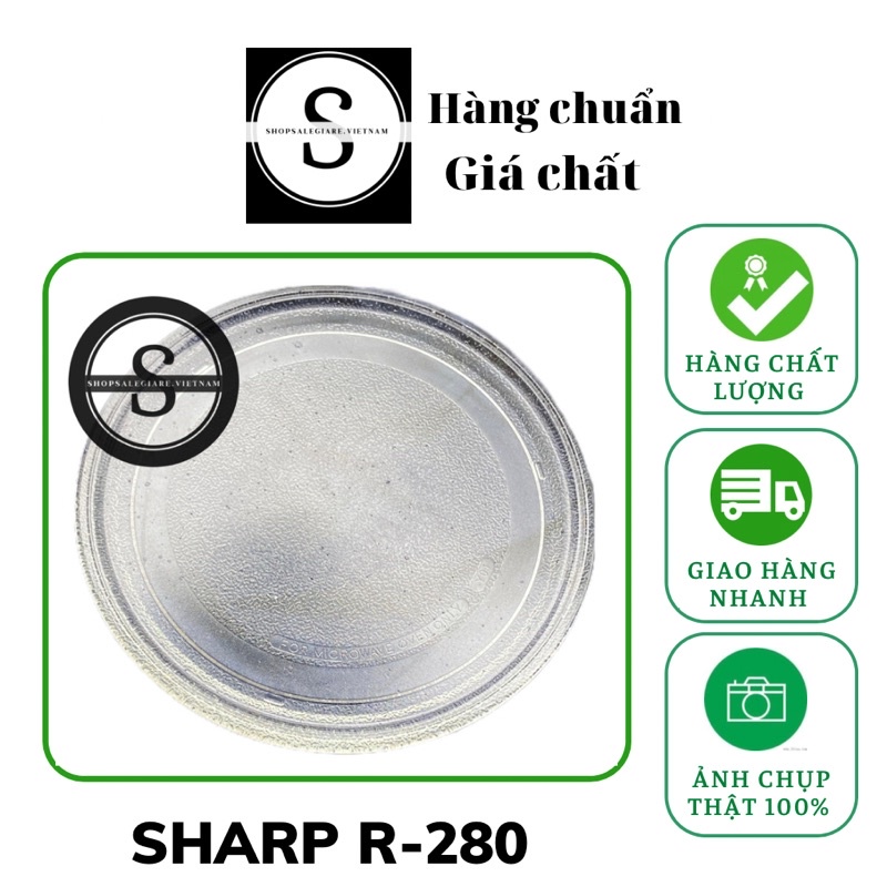 Đĩa thuỷ tinh lò vi sóng Sharp R-280 chính hãng