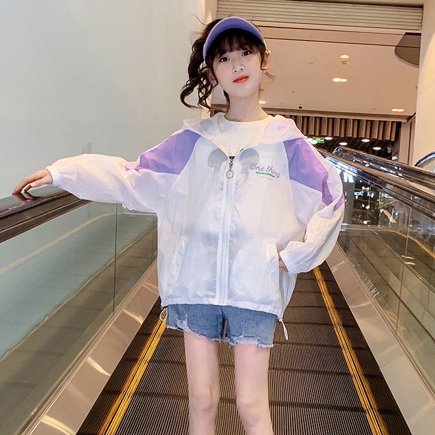 2023 Mới Áo Khoác Chống Nắng Và Tia Uv Thiết Kế Mỏng Thoáng Khí Thời Trang Cho Bé