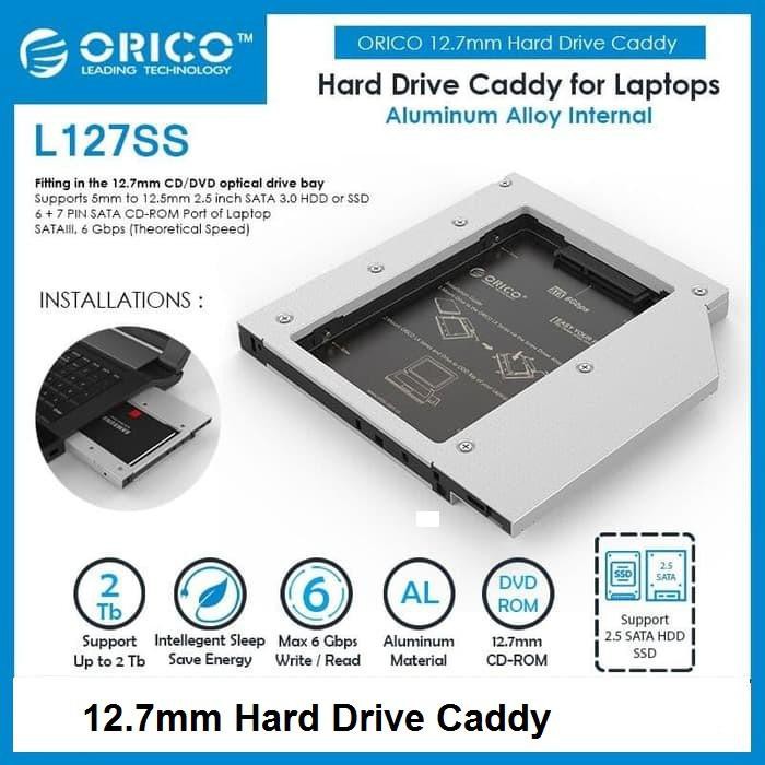 Ốp Khay Đựng Ổ Cứng Orico Hdd / Ssd 2.5 "12.7Mm L127Ss Sata Dvd Rom