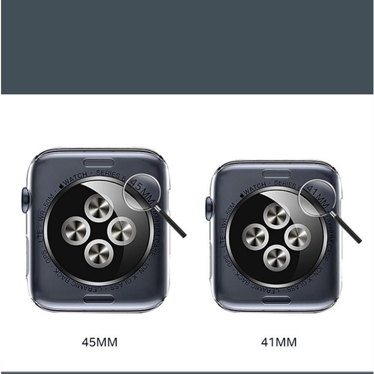 Dán màn hình 3D GOR cho Apple Watch Series 7/ Series 8 Size 41mm / 45mm  - Hàng Chính Hãng