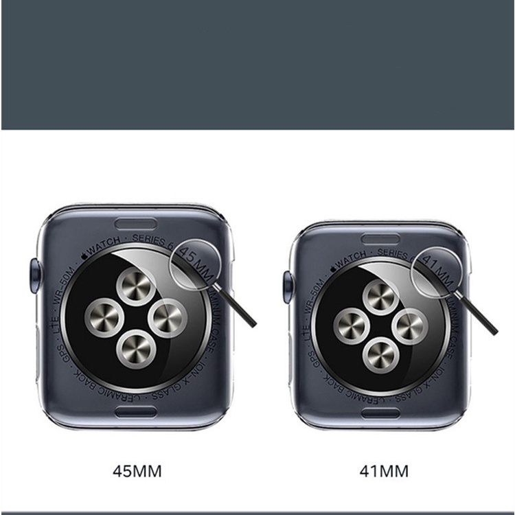 Dán màn hình 3D GOR cho Apple Watch Series 7/ Series 8 Size 41mm / 45mm (Hộp 2 Miếng) - Hàng Chính Hãng