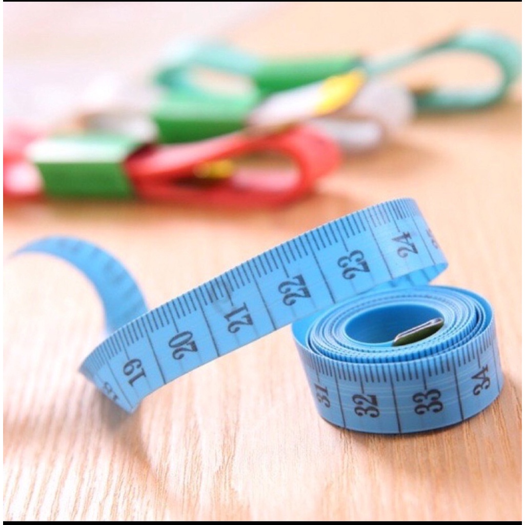 Thước Dây Mềm Đầu Đo Quần Áo May Đồ - Đo Eo 3 Vòng Kiểm Tra Sức Khỏe 1.5 Mét