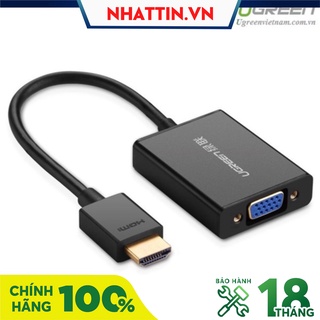 Cáp chuyển đổi hdmi sang vga có audio ugreen 40233 chính hãng - phân phối chính hãng