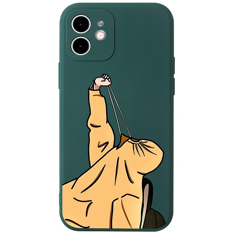 Ốp lưng JURSUE hoạt hình dễ thương đẹp độc lạ cho iPhone 13 12 11 Pro Max SE 2020 X XR XS 8 7 ip 6S 6 Plus Y2024