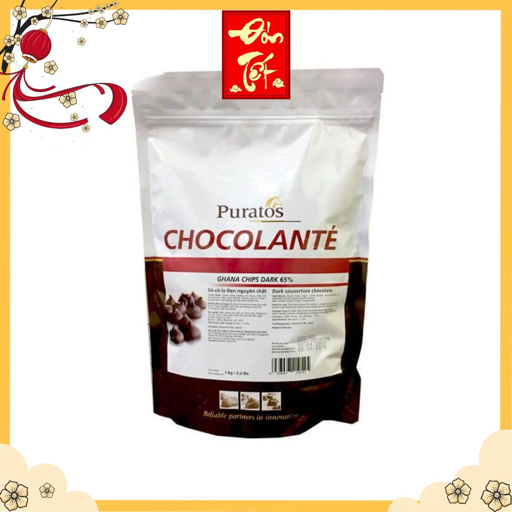 Socola Hạt Nút Đen 65% 1Kg Bake Group