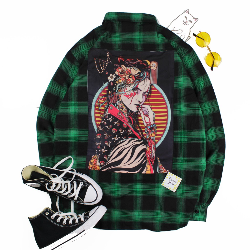 Áo sơ mi - Flannel geisha | BigBuy360 - bigbuy360.vn
