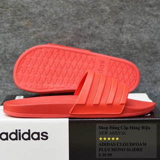 Dép Adidas Cloudfoam Plus Mono 2019 màu đỏ