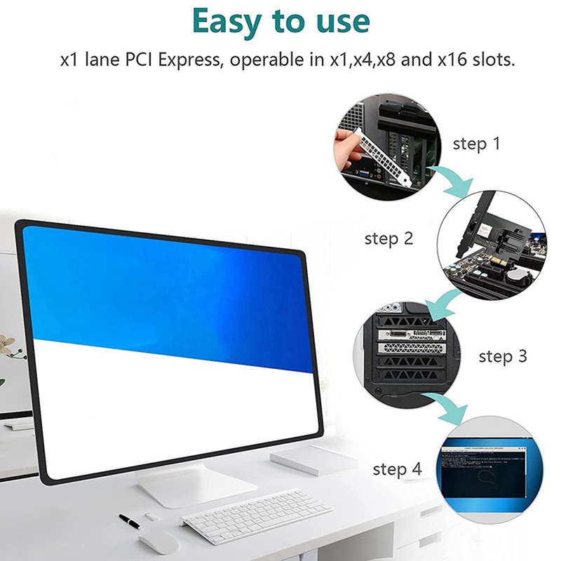 Bộ Chuyển Đổi Mạng 2.5Gbase-T PCIe I225V 2.5G/1G/100Mbps PCI Ethernet Card RJ45