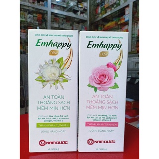 Dung dịch vệ sinh phụ nữ emhappy nam dược