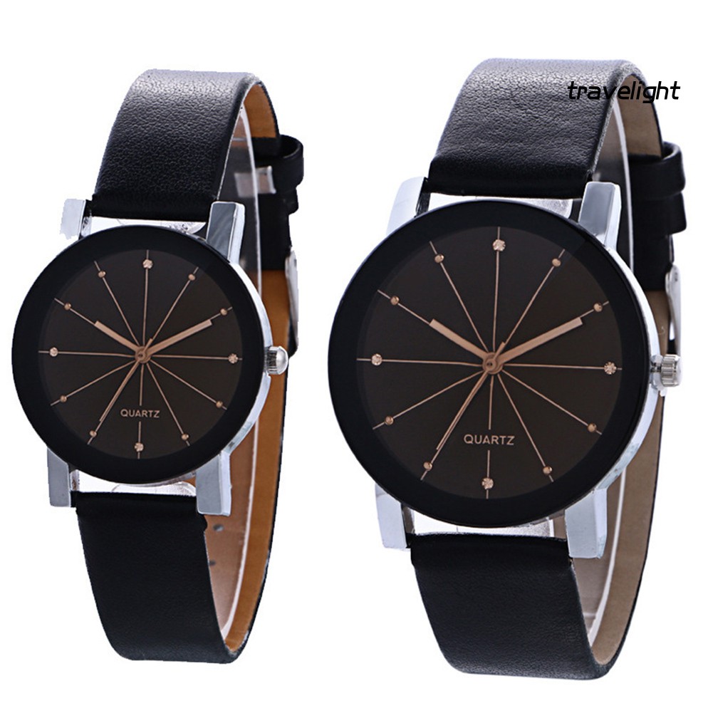 Đồng Hồ Đeo Tay Dây Giả Da Thời Trang Cao Cấp Cho Nam / Nữ