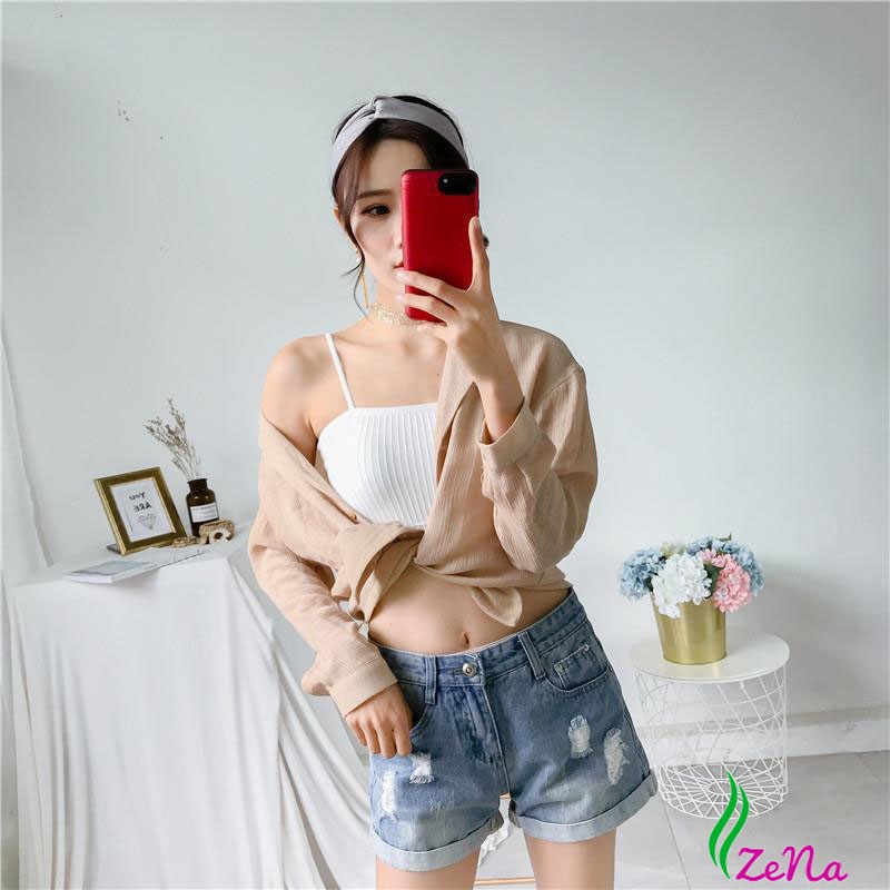 Áo Bra Thun Tăm 2 Dây mã 809 ZENA035 | BigBuy360 - bigbuy360.vn