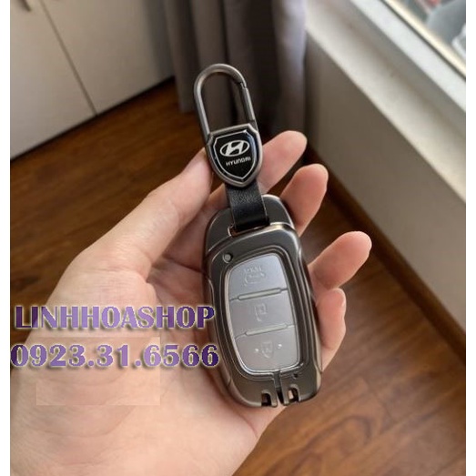 Ốp bọc chìa khóa Hyundai Tucson, I10, Elantra, Creta, Starger 4 nút bấm  Mới Nhất