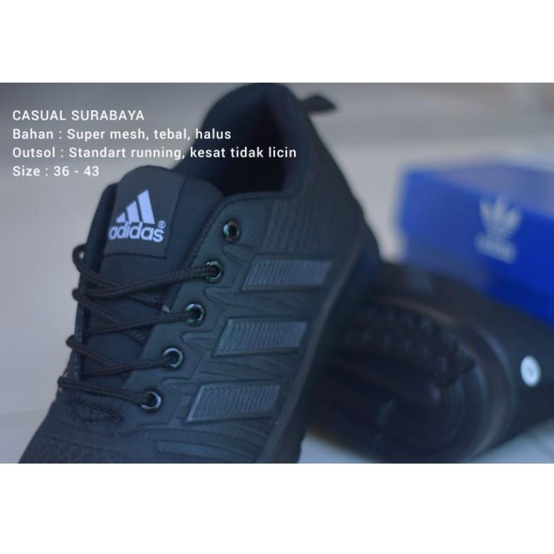 Giày Đi Học Đầy Đủ Màu Đen. Giày Adidas Đen Trơn. Giày Đen Cho Bé Gái ❅