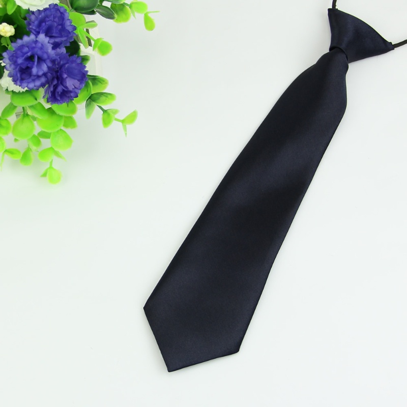 Cà Vạt Thời Trang Co Giãn Màu Trơn Cho Bé Trai / Bé Gái