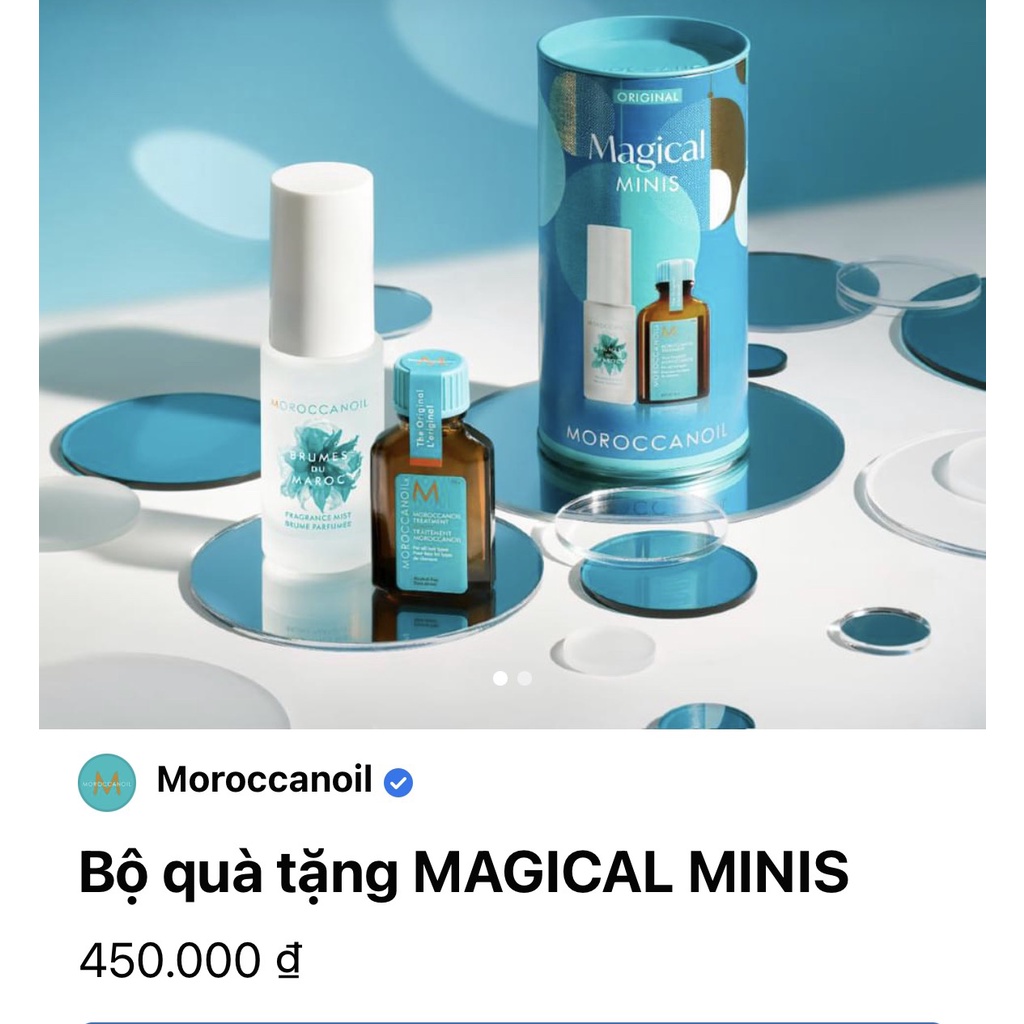 Set dưỡng tóc Moroc mini 15ml kèm nước hoa tóc siêu thơm 30ml