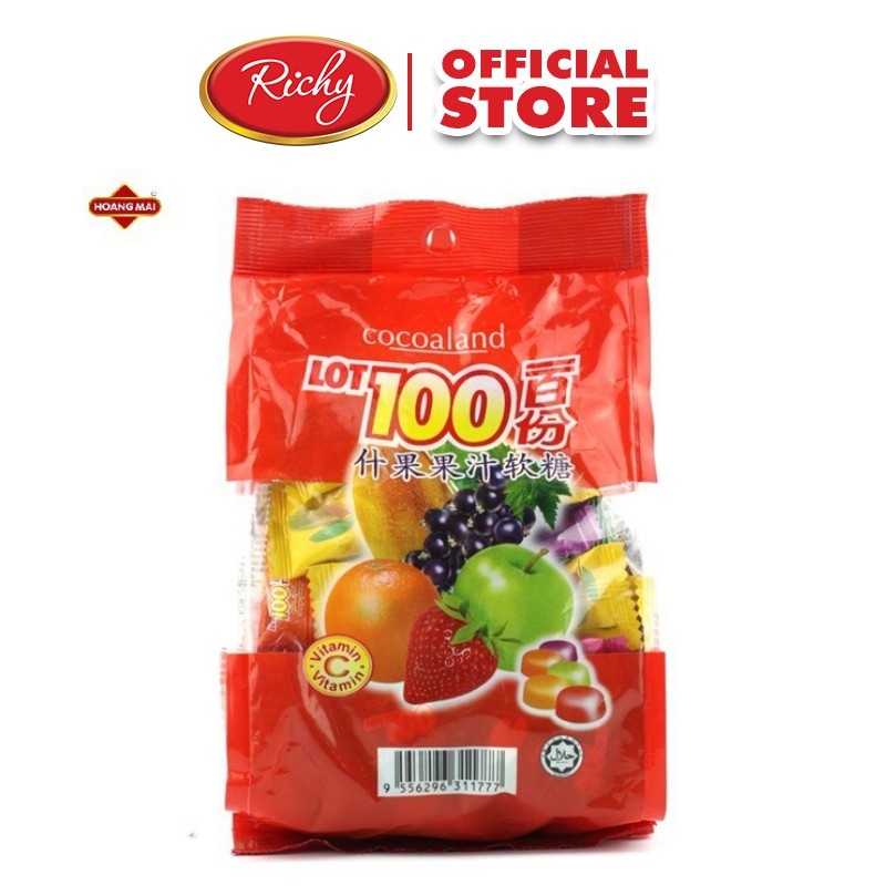 Kẹo Cocoaland LOT 100 tổng hợp gói 320g