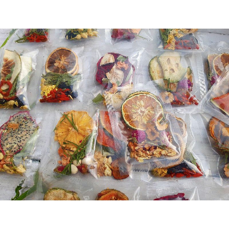 Set VIP Detox gồm 30 gói nhiều vị như hình, detox giảm cân , detox hoa quả giúp thanh lọc cơ thể