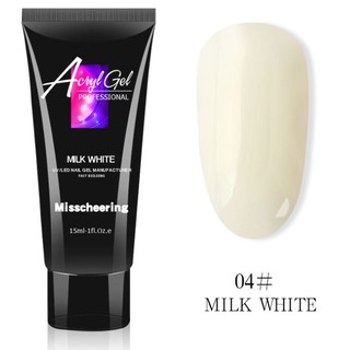 Gel gum đắp nối móng-poly gel 15ml (dùng móng up và hơ đèn)