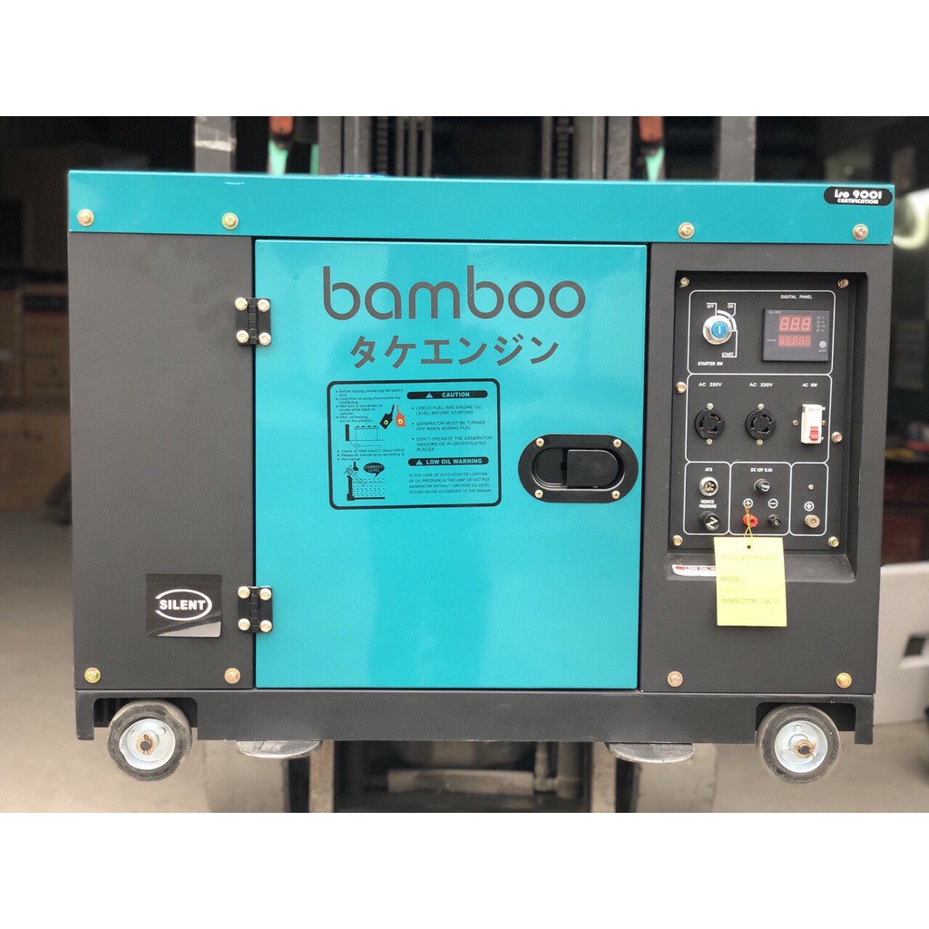 Máy phát điện chạy bằng dầu Diesel 8KW 1 pha