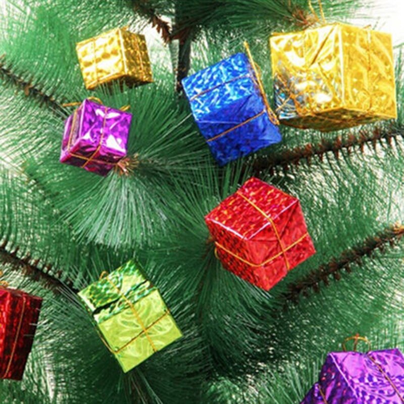 Set 12 Phụ Kiện Trang Trí Cây Thông Giáng Sinh Dễ Thương