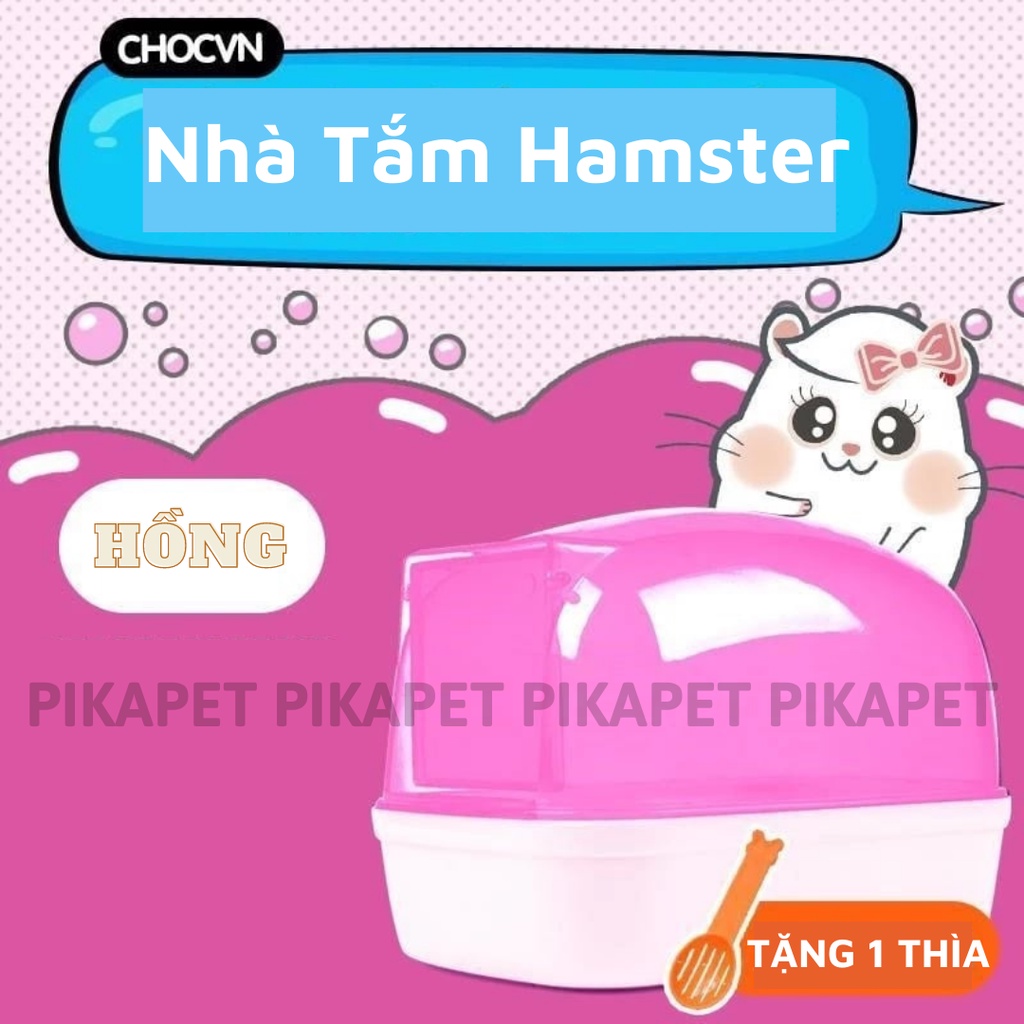 Nhà tắm cửa tự động cho hamster