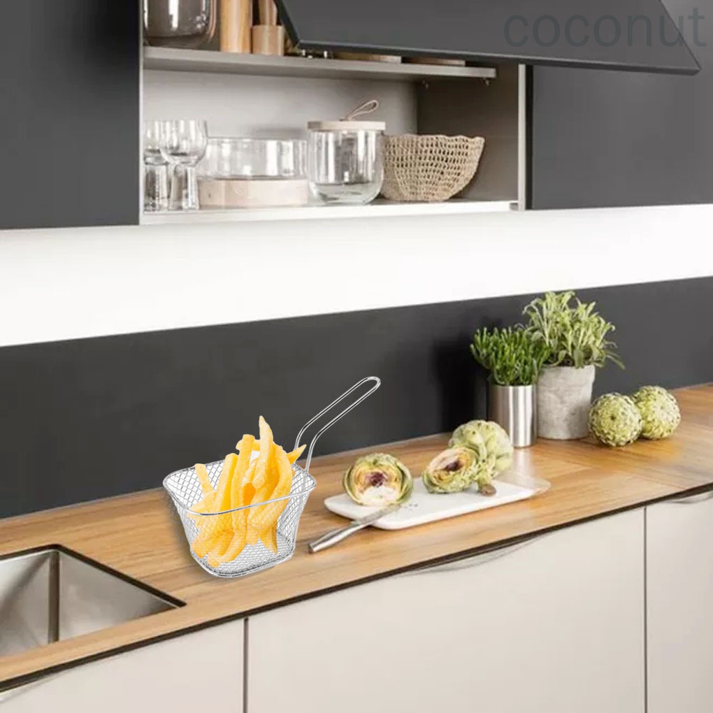 Rổ Chiên Khoai Tây Bằng Thép Không Gỉ