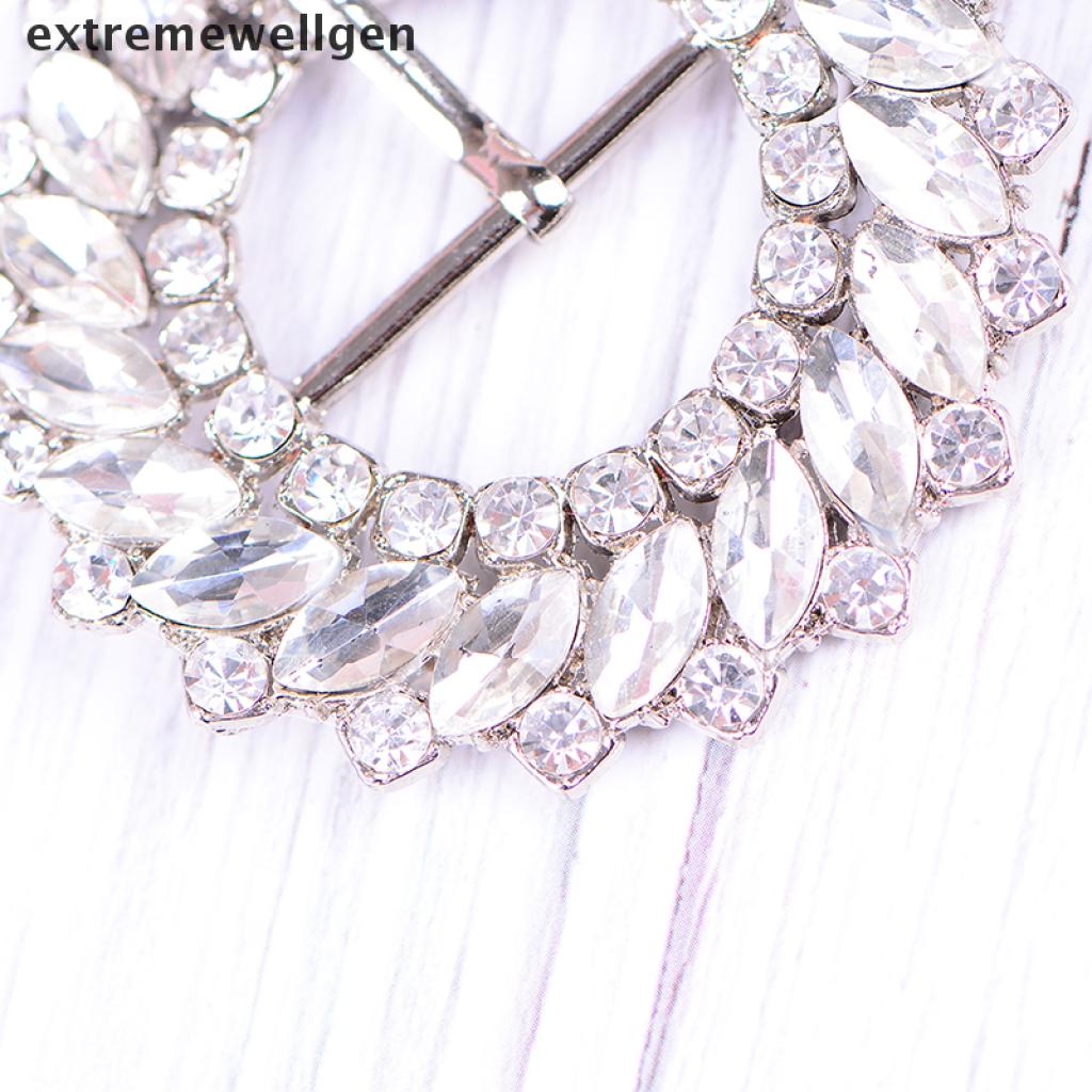 1 Kẹp Đính Đá Pha Lê Trang Trí Giày Cưới Cho Nữ