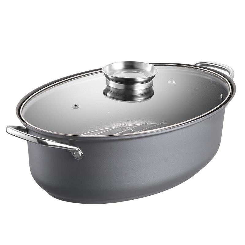NỒI HẤP CHỐNG DÍNH 3L kèm giá hấp inox
