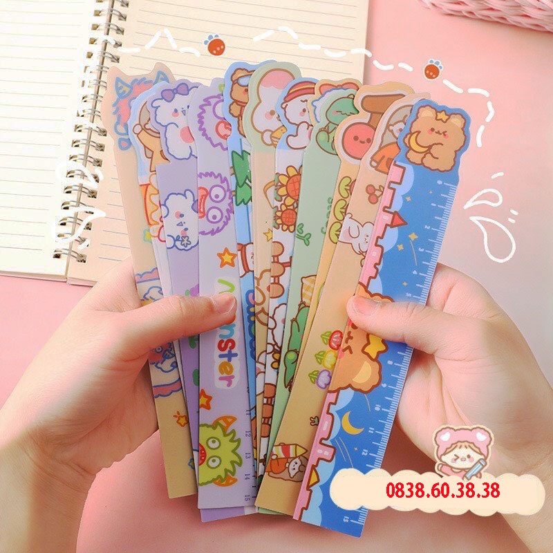 Thước Dẻo Cute Hoạt Hình 15cm