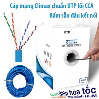 Mua 90m đến 120m cáp mạng Climax chuẩn UTP lõi CCA – cáp lan  dây lan