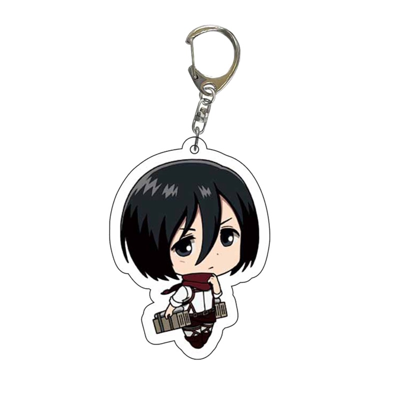 Tmdbyx Móc Khóa Bằng Acrylic Họa Tiết Hoạt Hình Attack on Titan