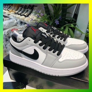 Giày Nam Xám Chỉ Đỏ cổ thấp , dành hottrend dành cho nam nữ