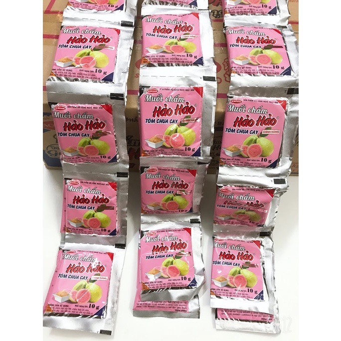 Muối chấm Hảo Hảo tôm chua cay gói 10g Chính Hãng )
