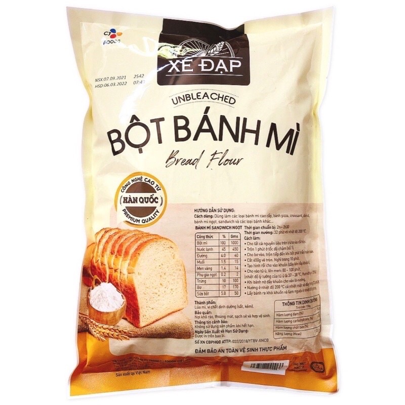 Bột bánh mì số 13 hiệu Xe đạp