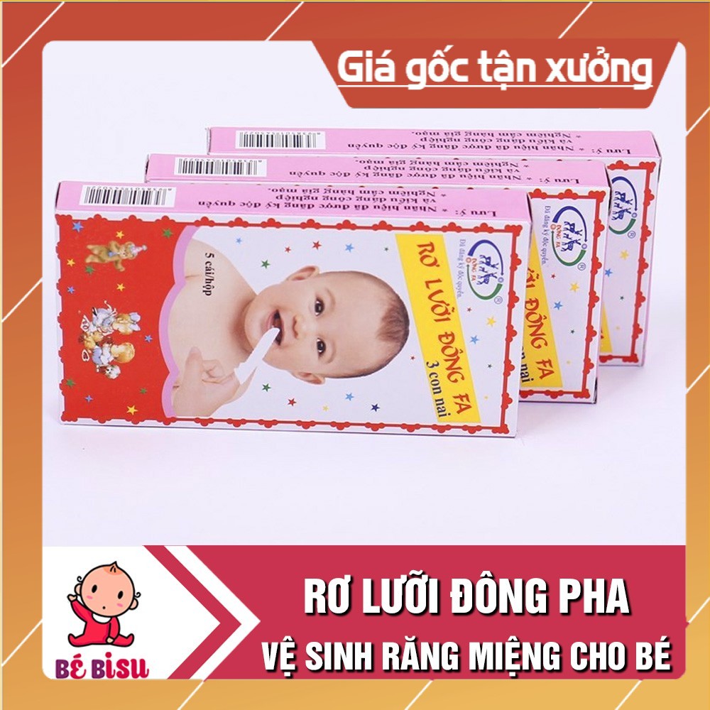 [Combo 10 hộp ( 50 chiếc)] Rơ lưỡi Đông Pha Cho Bé