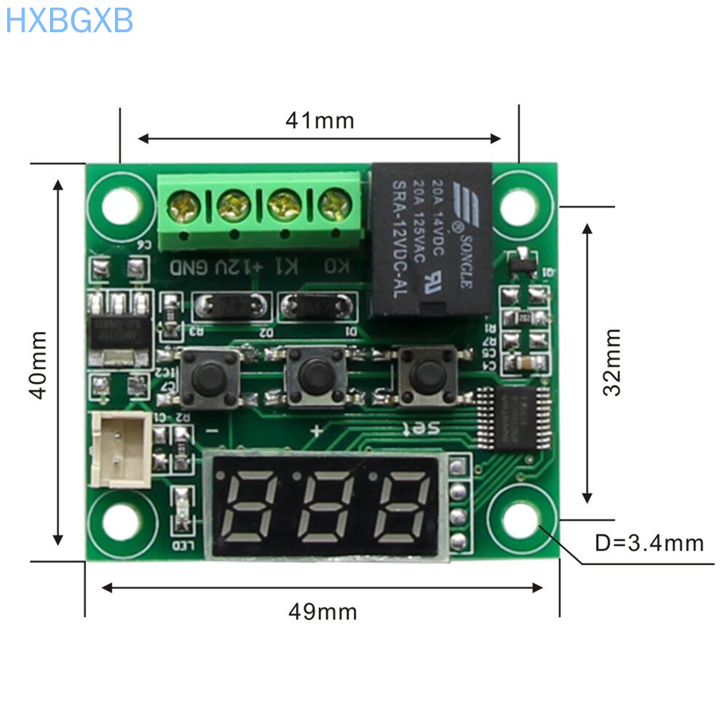 Bộ Cảm Biến Nhiệt Độ W1209 50-110 ° C W1209 Kèm Phụ Kiện | BigBuy360 - bigbuy360.vn