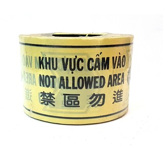 Cuộn rào công trình vàng / đen