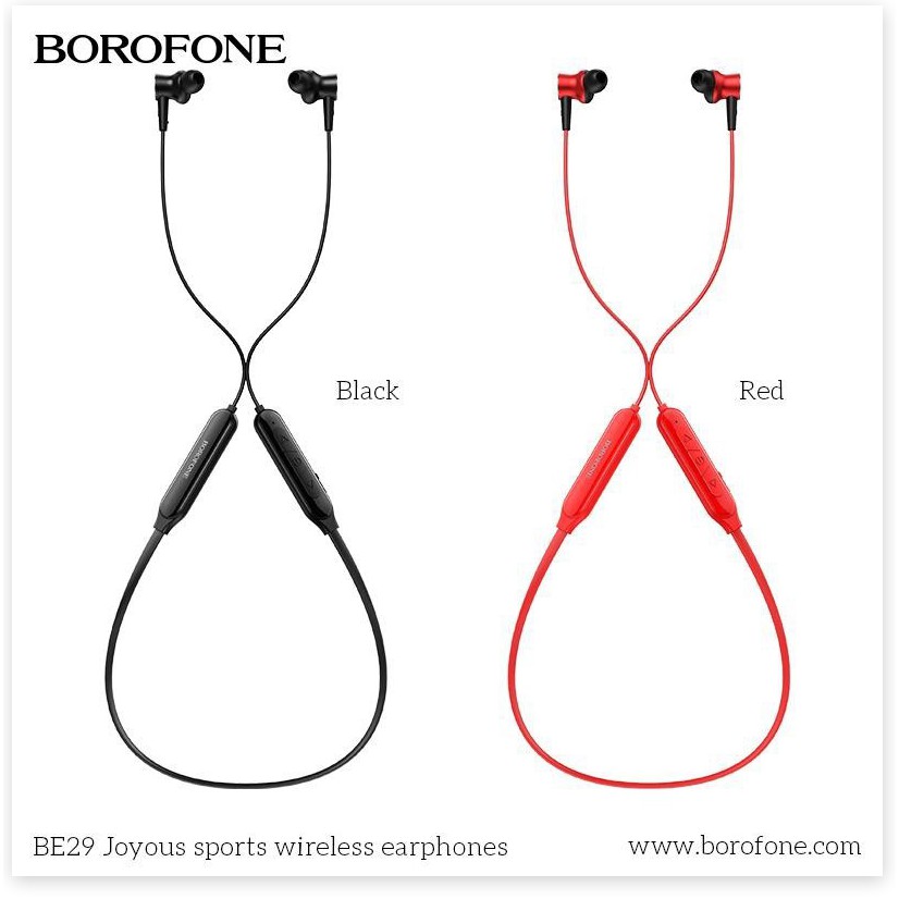 [HÀNG CHÍNH HÃNG]Tai Nghe Bluetooth BOROFONE BE29 Kiểu Dáng Thể Thao V5.0 Tai Nghe Bluetooth Quàng Cổ ,Nghe Nhạc Và Đàm | BigBuy360 - bigbuy360.vn