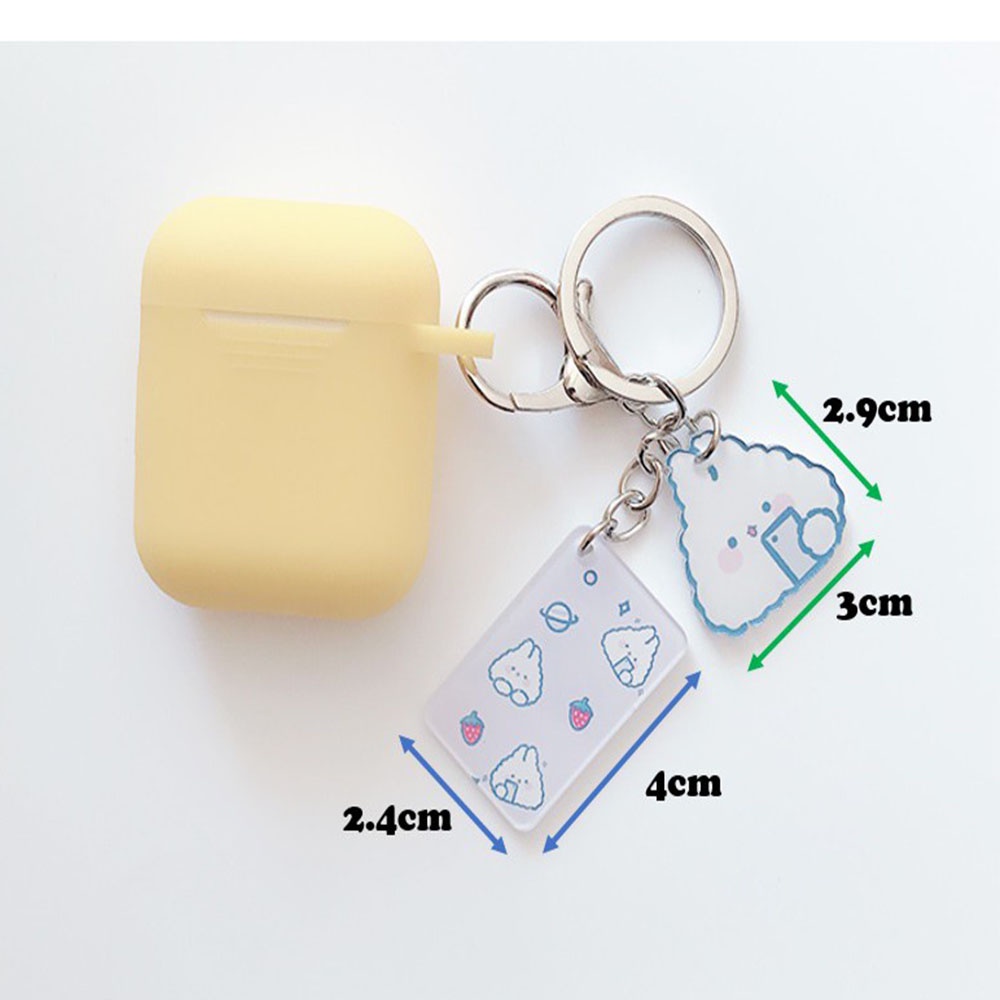 Dễ Thương Móc Chìa Khóa Họa Tiết Hoạt Hình Sáng Tạo Phong Cách Nhật Bản
