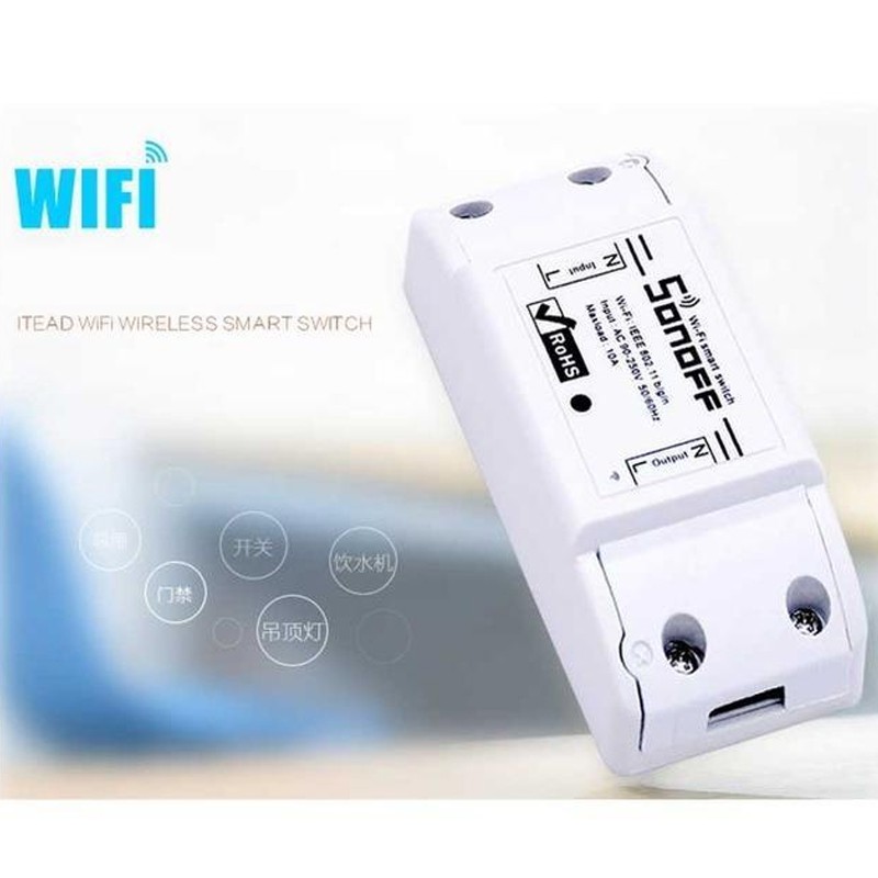 Bộ điều khiển bật, tắt và hẹn giờ thiết bị điện bằng điện thoại qua Wifi-3G-4G