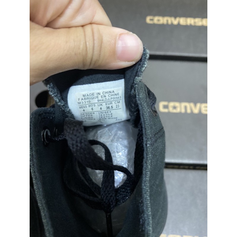 [SALE] Giày Converse  Full đen size 36-37 real 100% 2hand