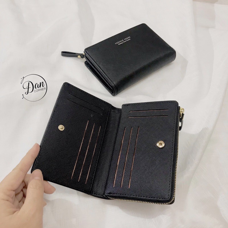 Ví ngắn size trung da xước/sần Forever Young-Góc của Đan(+2.2% phí shopee) | BigBuy360 - bigbuy360.vn