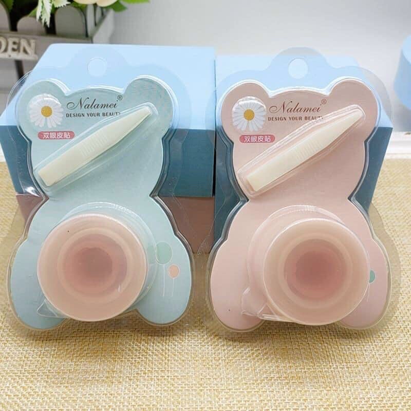 Cuộn Dán Kích Mí 600 Miếng Tạo Mắt 2 Mí Tàng Hình Không Lộ Keo Có Hộp Đựng