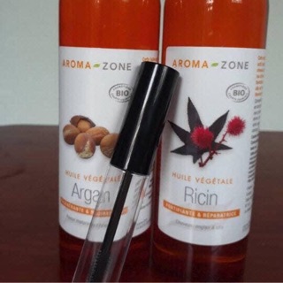 Chuốt mi từ dầu thầu dầu, argan, dừa, bưởi, hạnh nhân (mascara dầu dưỡng dài mi)/ thanh bi lăn dưỡng môi, dưỡng da