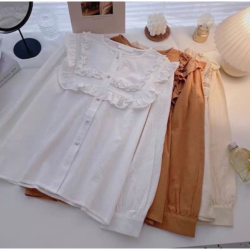 Trexus - Áo Cánh CHISAKI / CILA TOP / Quà Tặng / Áo Blouse Của Phụ Nữ Hồi Giáo / Áo Kiểu Hàn Quốc Mới Nhất