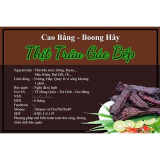 Thịt Trâu Gác Bếp Dân Tộc Tây Bắc 400G